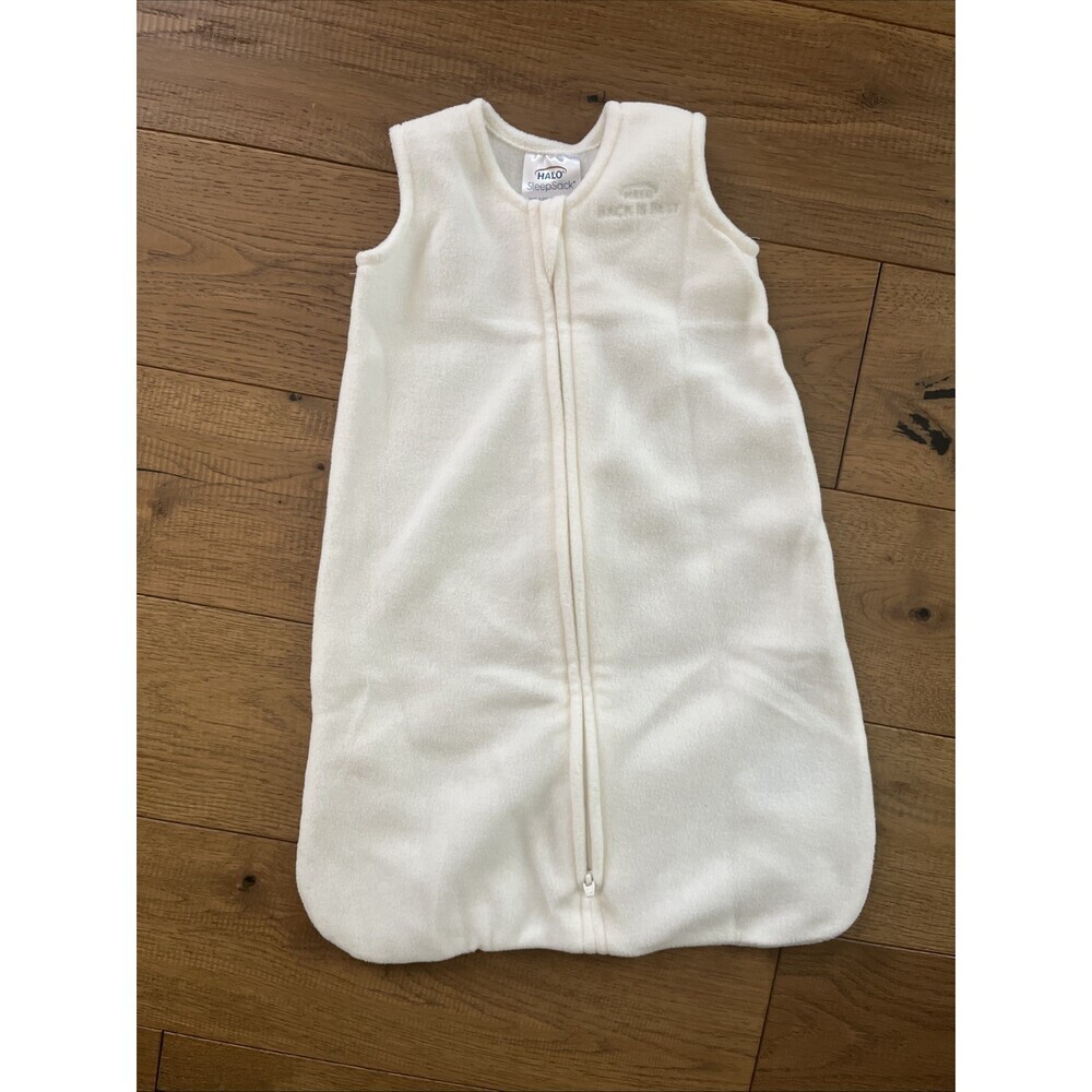 Halo Sleep sack Fleece Ivory Unisex Wearable Blanket Size NB 5-10 lbs 23 in. max